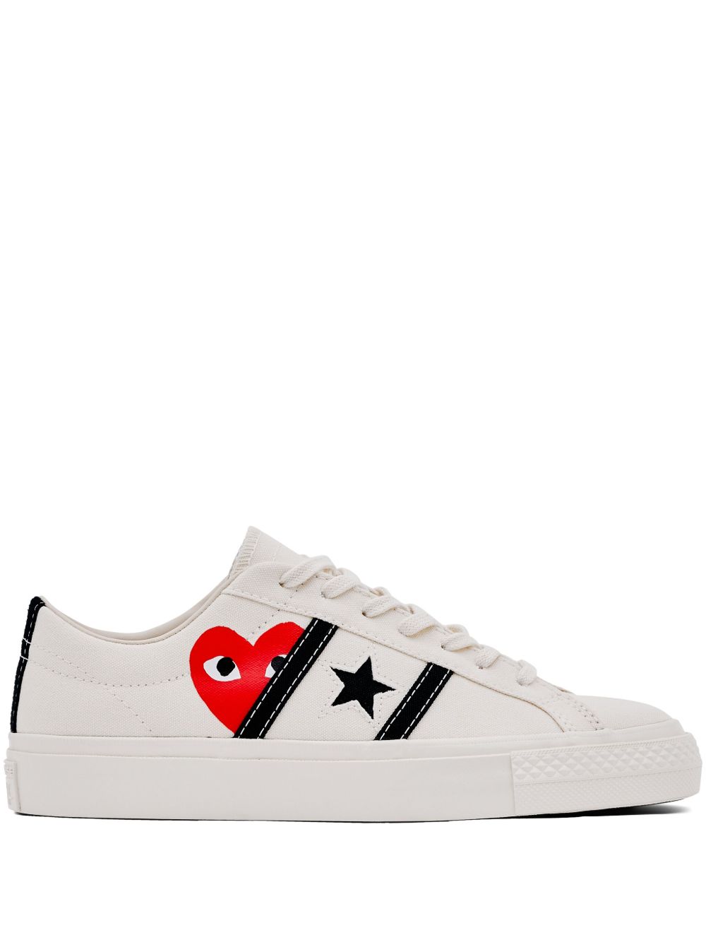 Comme Des Garçons Play x Converse One Star Academy Pro 运动鞋 - 白色