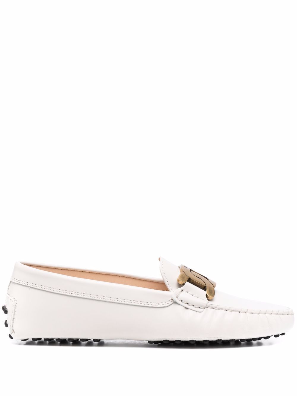 Tod's 托德斯 Kate 平底乐福鞋 - 白色