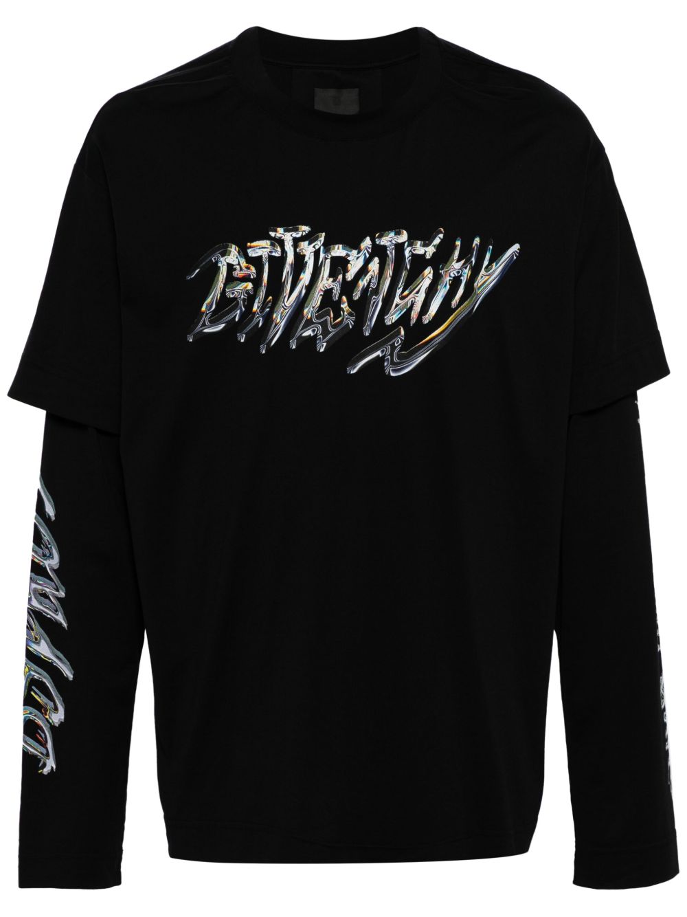 Givenchy x (b).STROY 分层式T恤 - 黑色
