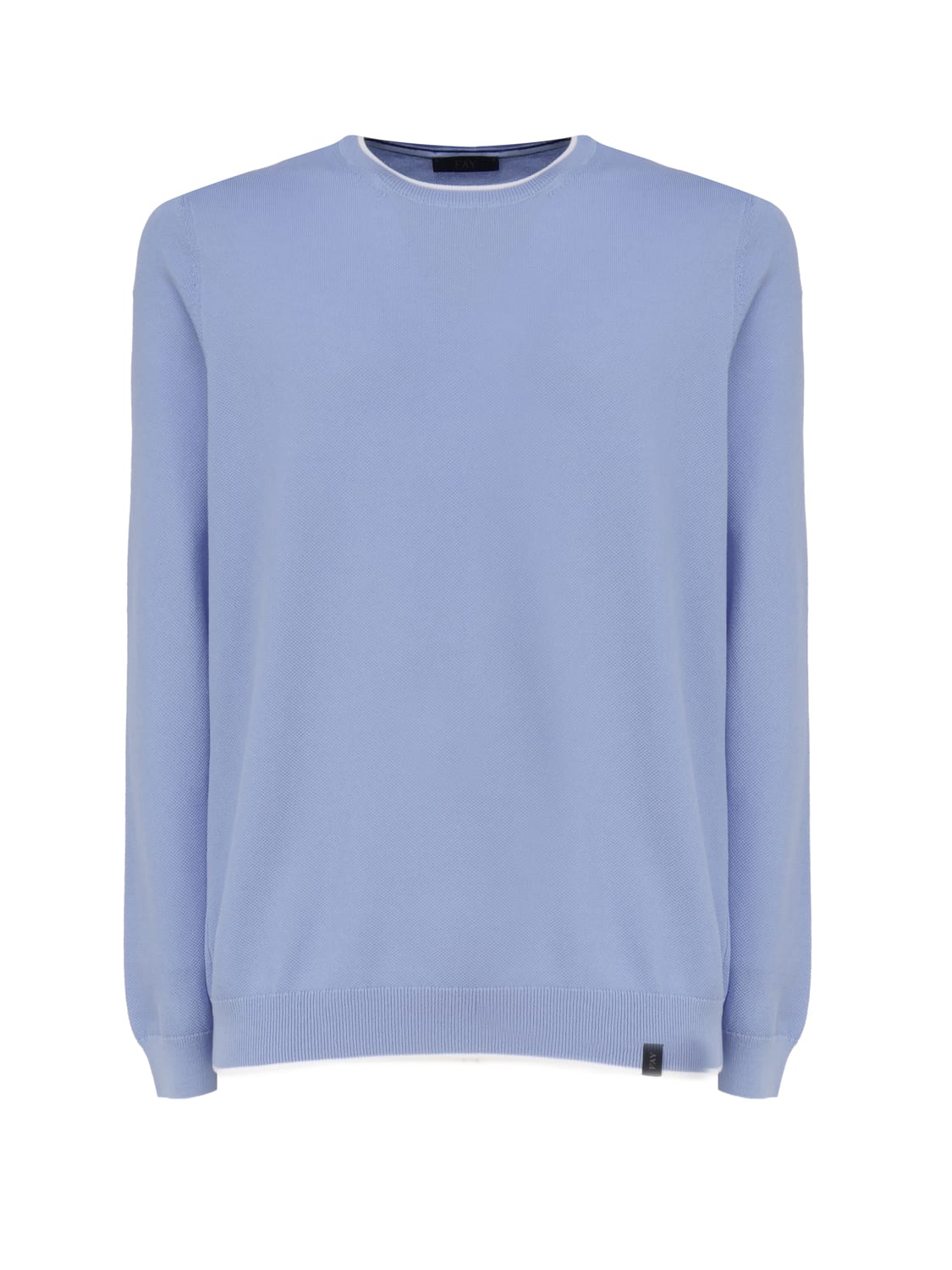 Fay Cotton Sweater With Round Neck