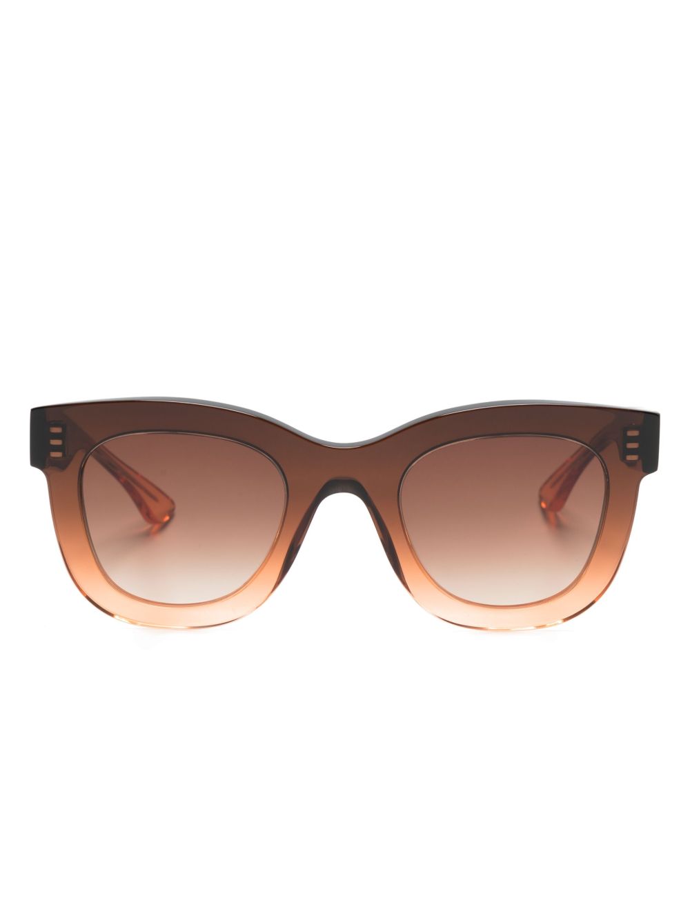 Thierry Lasry Gambly 方框太阳眼镜 - 褐色