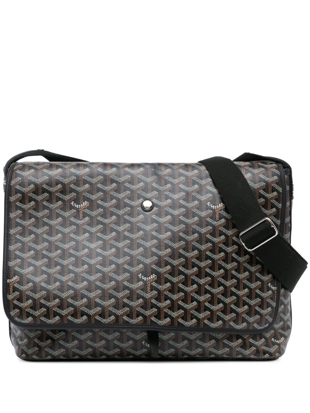 Goyard Pre-Owned 2019 Goyardine Capetien MM Messenger crossbody bag - 黑色