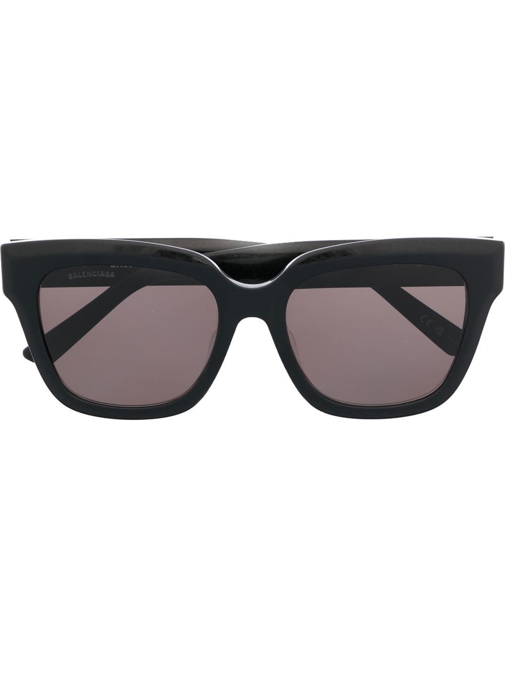 Balenciaga Eyewear 方框太阳眼镜 - 黑色