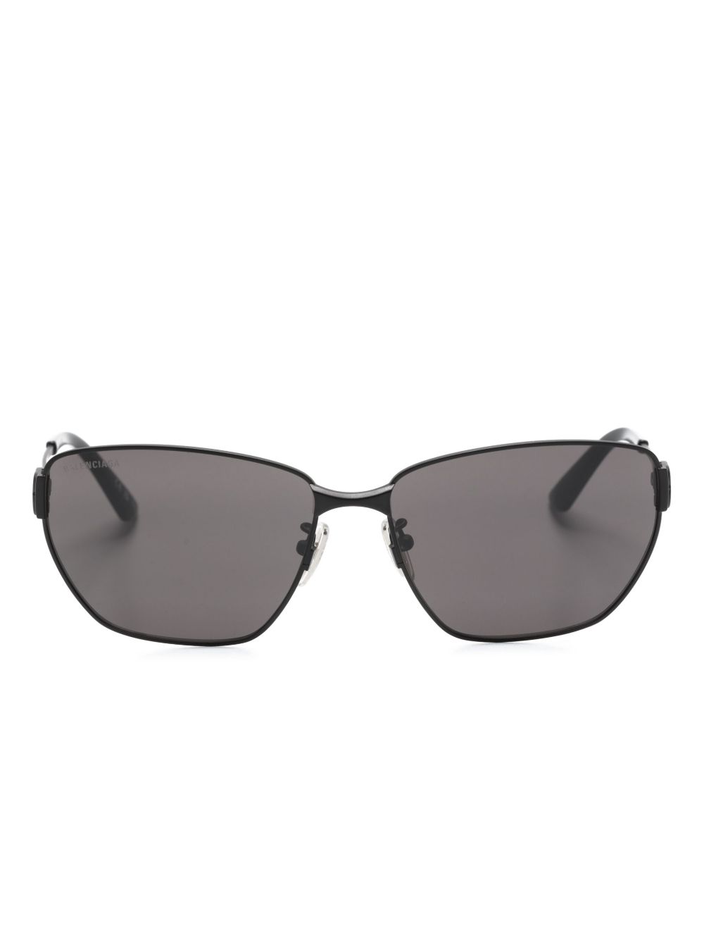 Balenciaga Eyewear BB0337SK 方框太阳眼镜 - 褐色