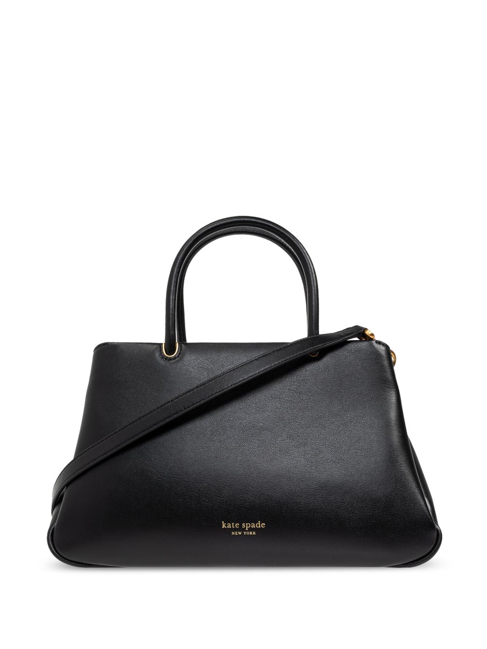 Kate Spade Knott 皮质斜挎手提包 - 黑色
