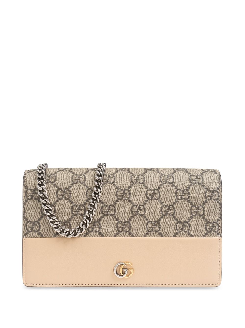 Gucci GG Marchmont 搭链钱包 - 中性色