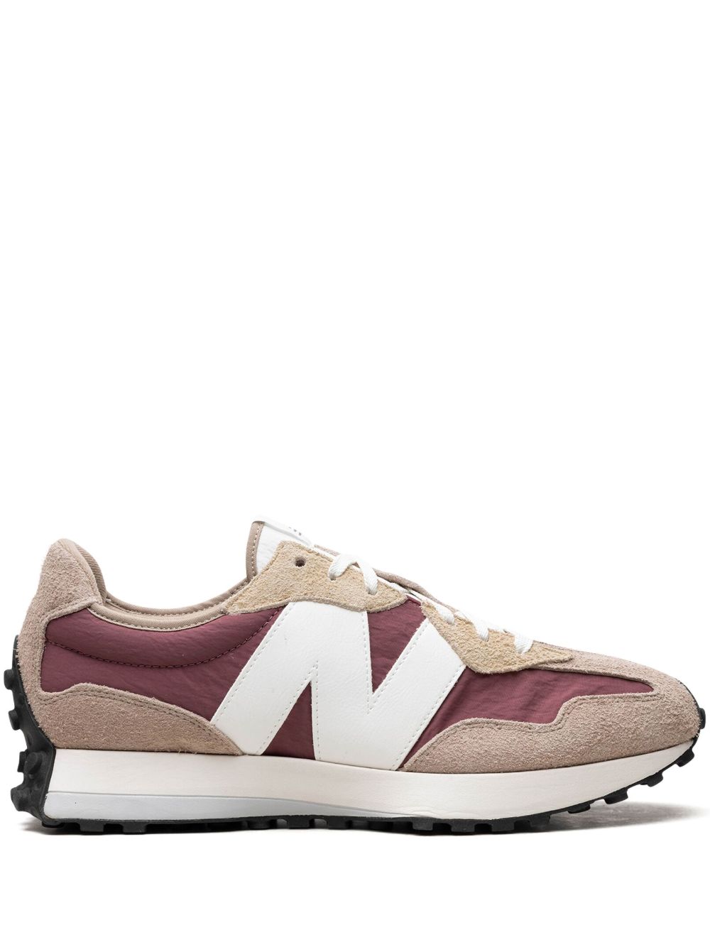 New Balance 327 Driftwood/Washed Burgundy 运动鞋 - 红色