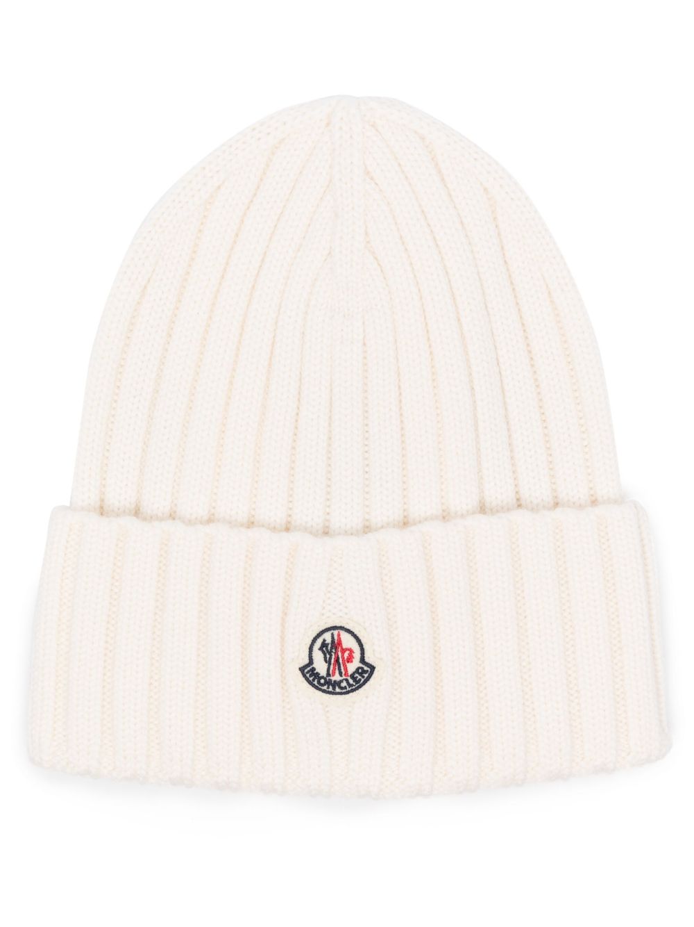 Moncler 纯色套头帽 - 白色
