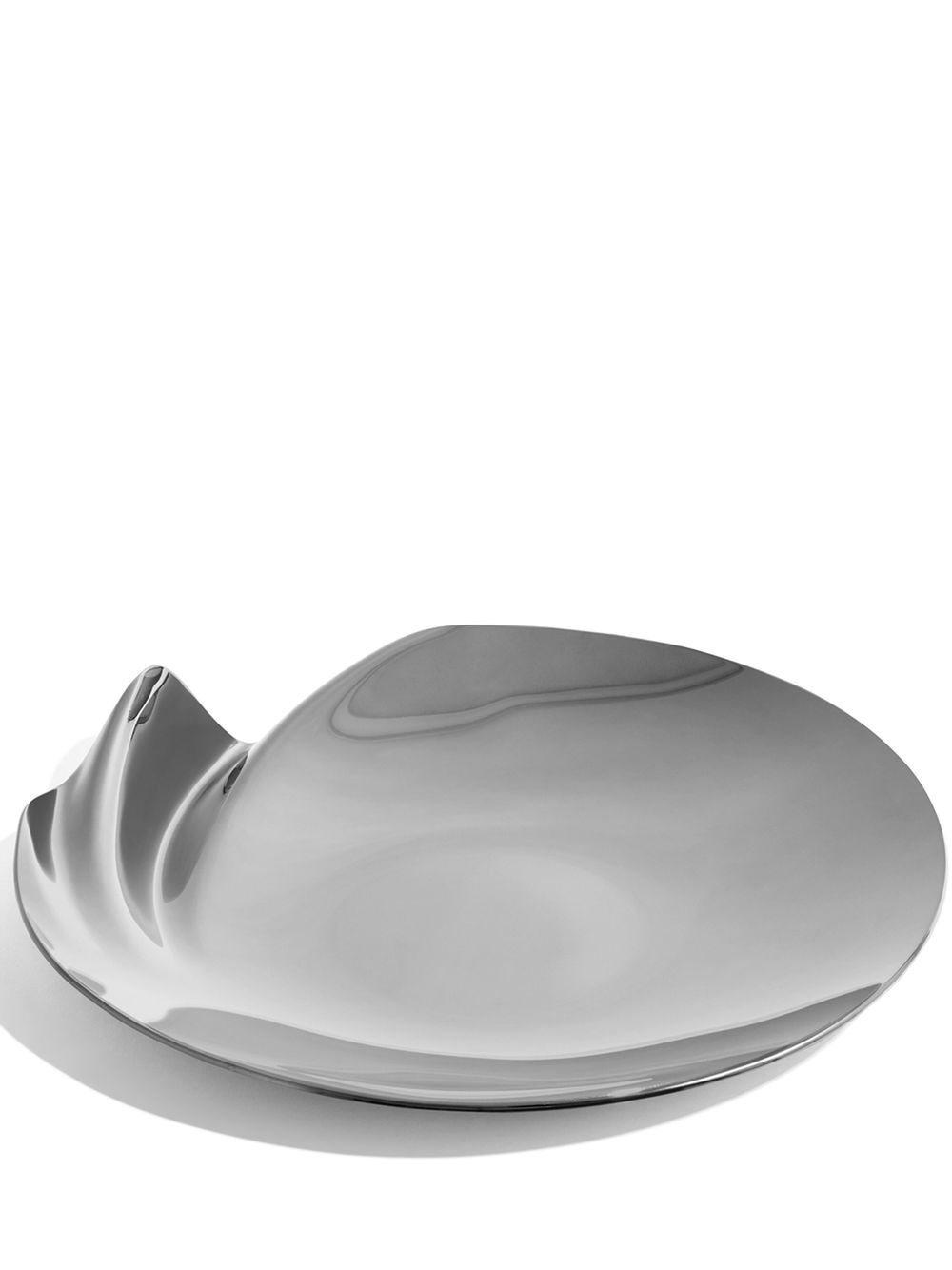 Zaha Hadid Design Serenity 不锈钢装饰盘 - 银色