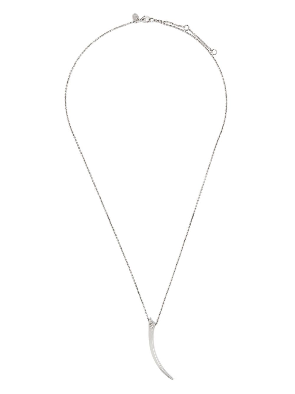 Shaun Leane sterling silver Sabre diamond necklace - 银色