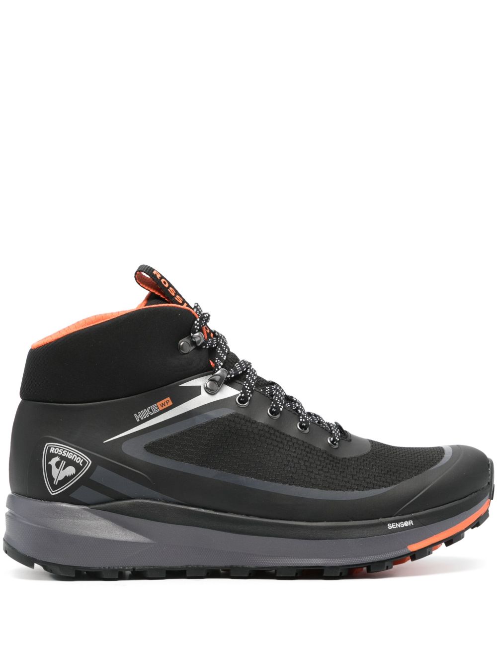 Rossignol logo印花登山鞋 - 黑色