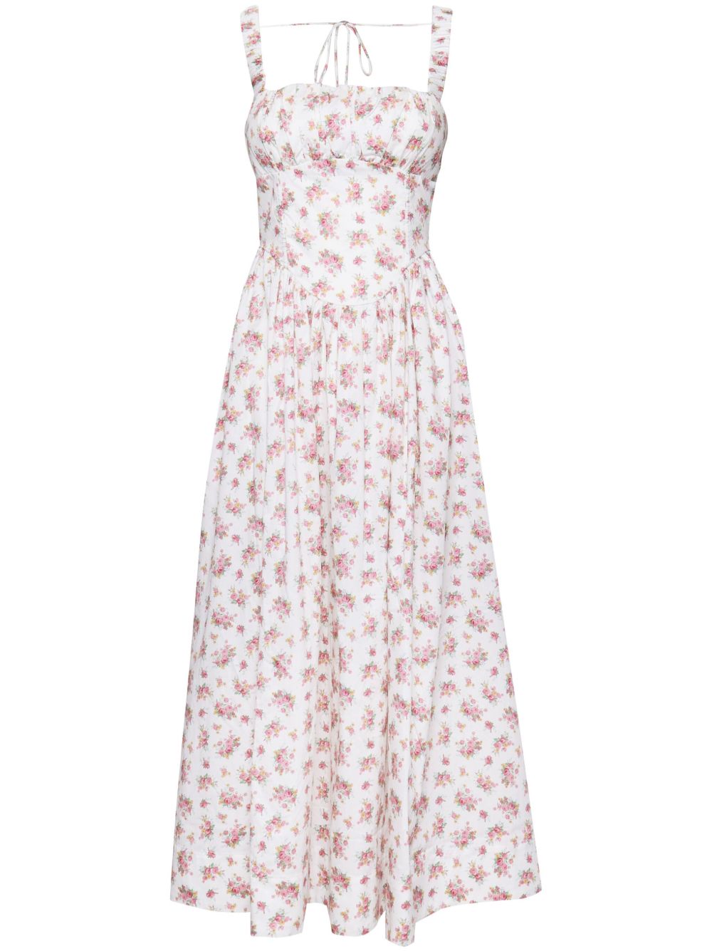 For Love And Lemons Etienne 中长连衣裙 - 白色