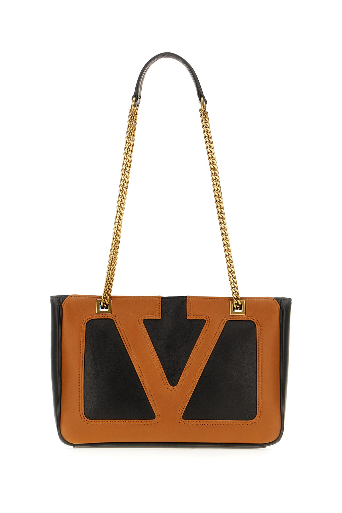 Valentino Garavani Black Nappa Leather Viva Superstar Crossbody Bag