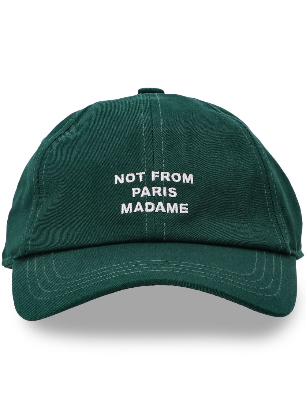 Drôle De Monsieur La Casquette Slogan 棒球帽 - 绿色