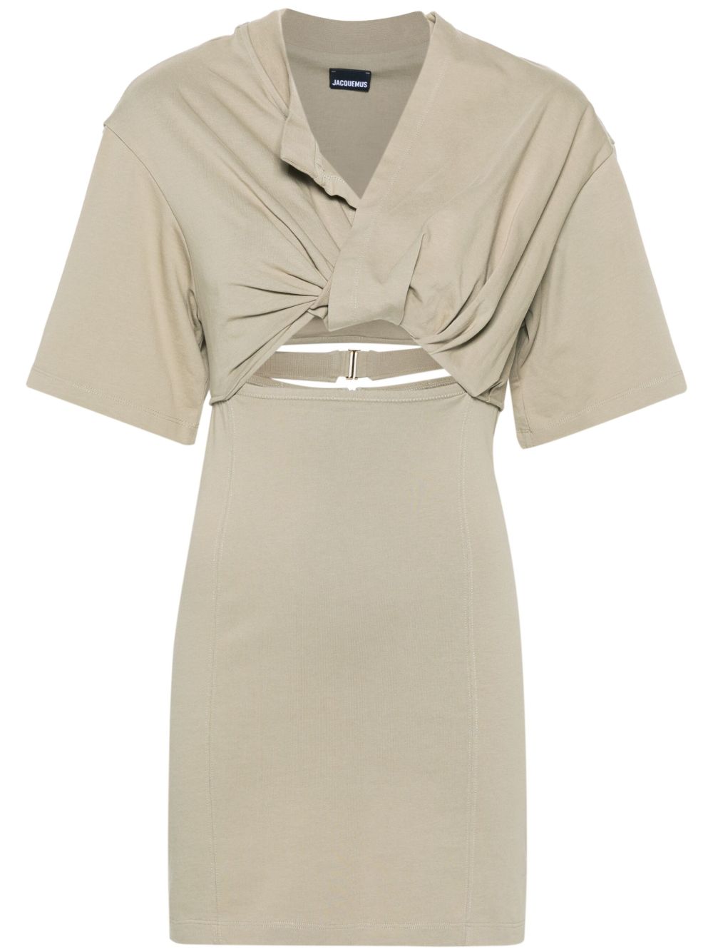 Jacquemus La Robe T-Shirt Bahia 迷你连衣裙 - 中性色