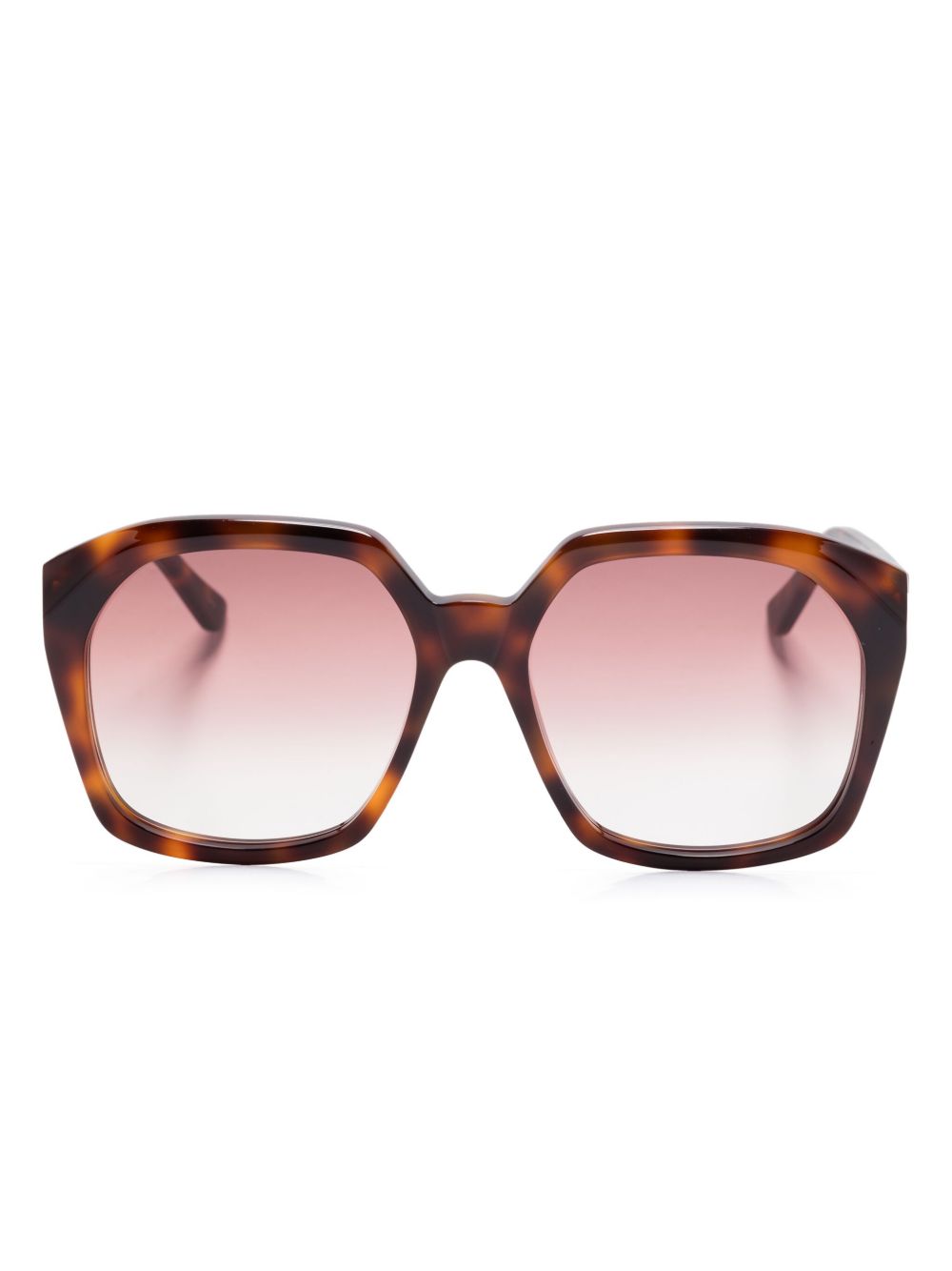 Chloé Eyewear Salome 太阳眼镜 - 褐色