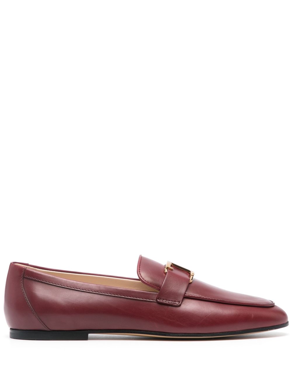 Tod's T Timeless 皮质乐福鞋 - 褐色