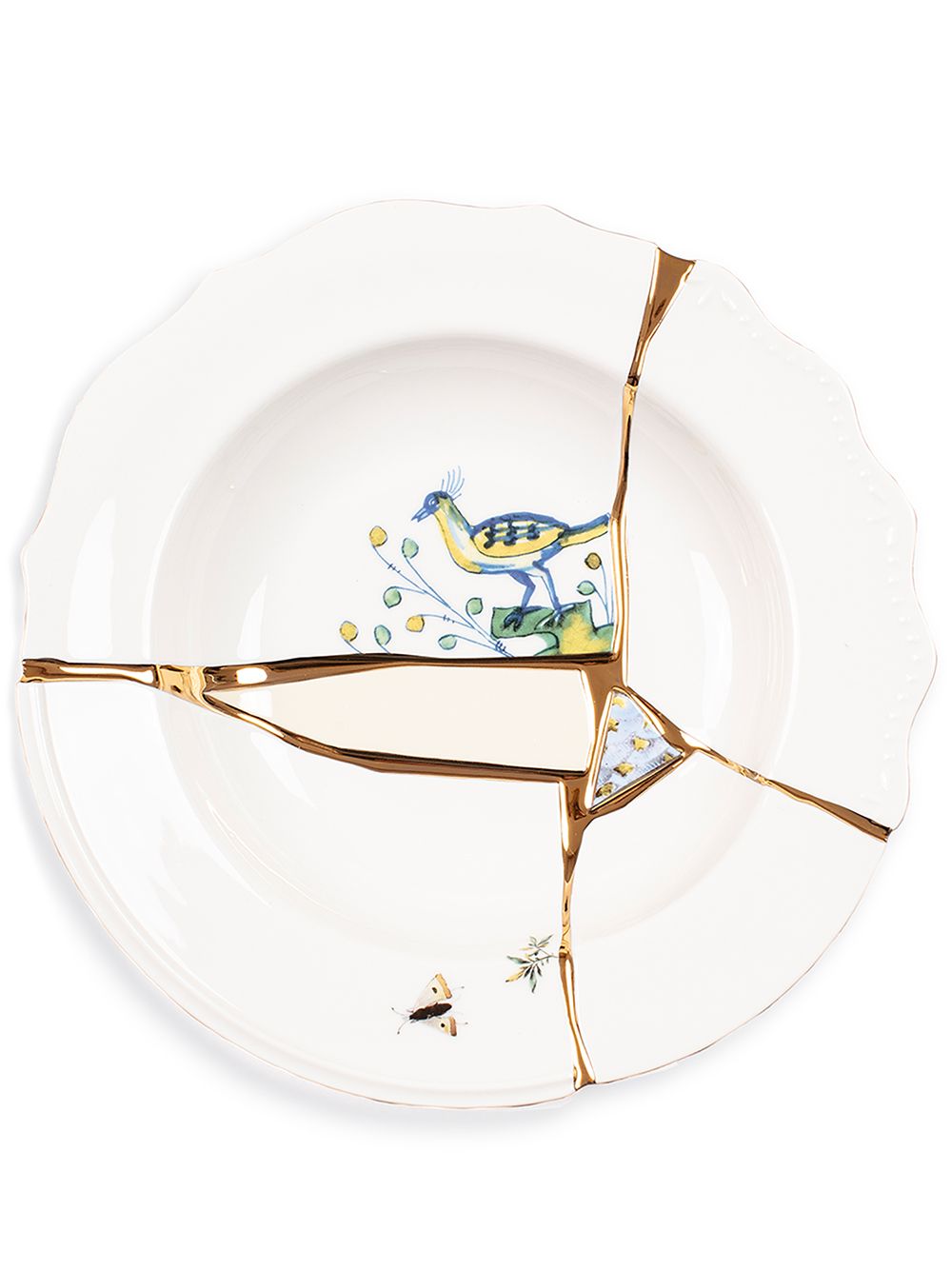 Seletti Kintsugi No. 1 汤碗 - 白色