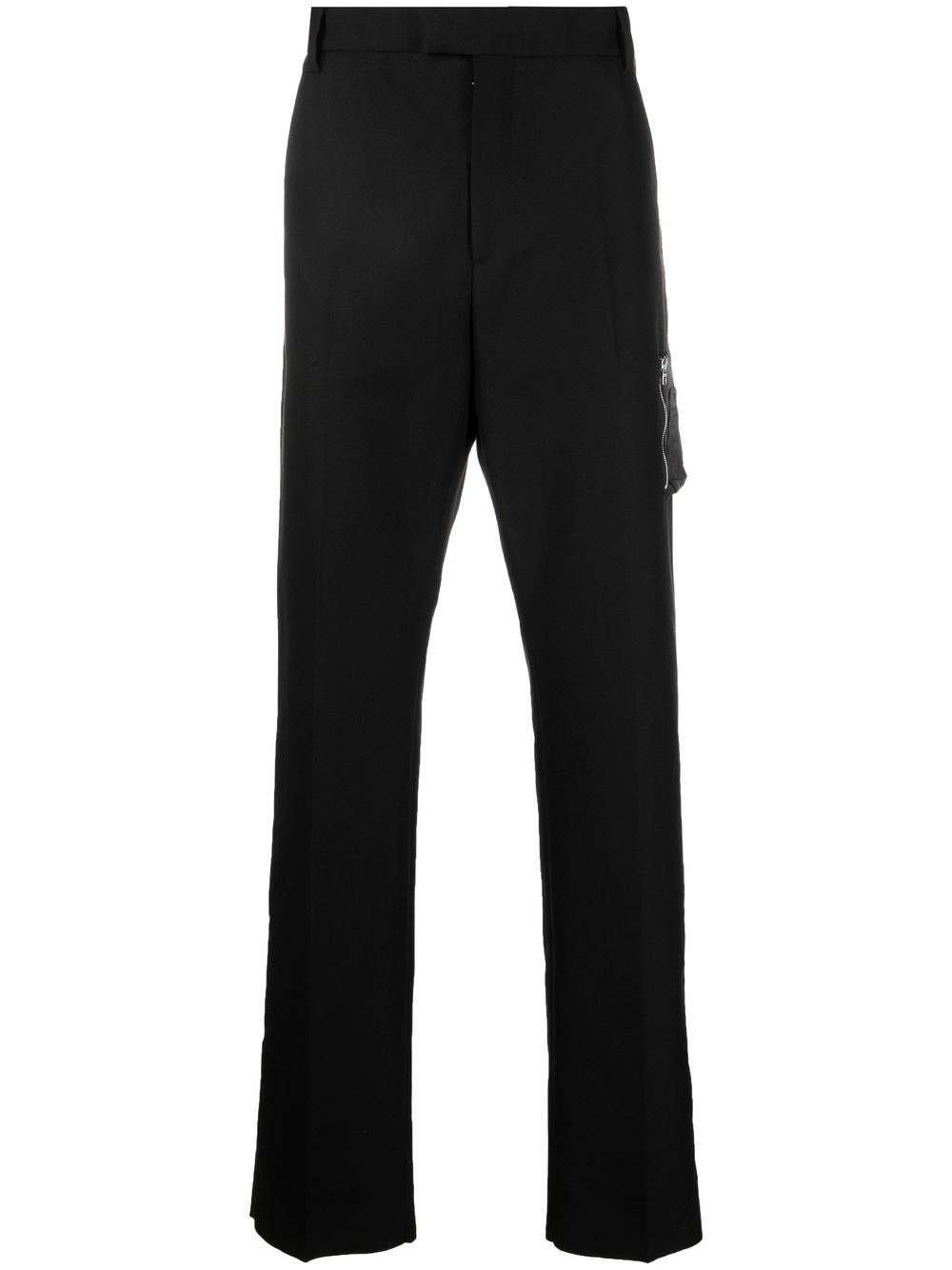Alexander McQueen 亚历山大·麦昆 纯色直筒裤 - 黑色