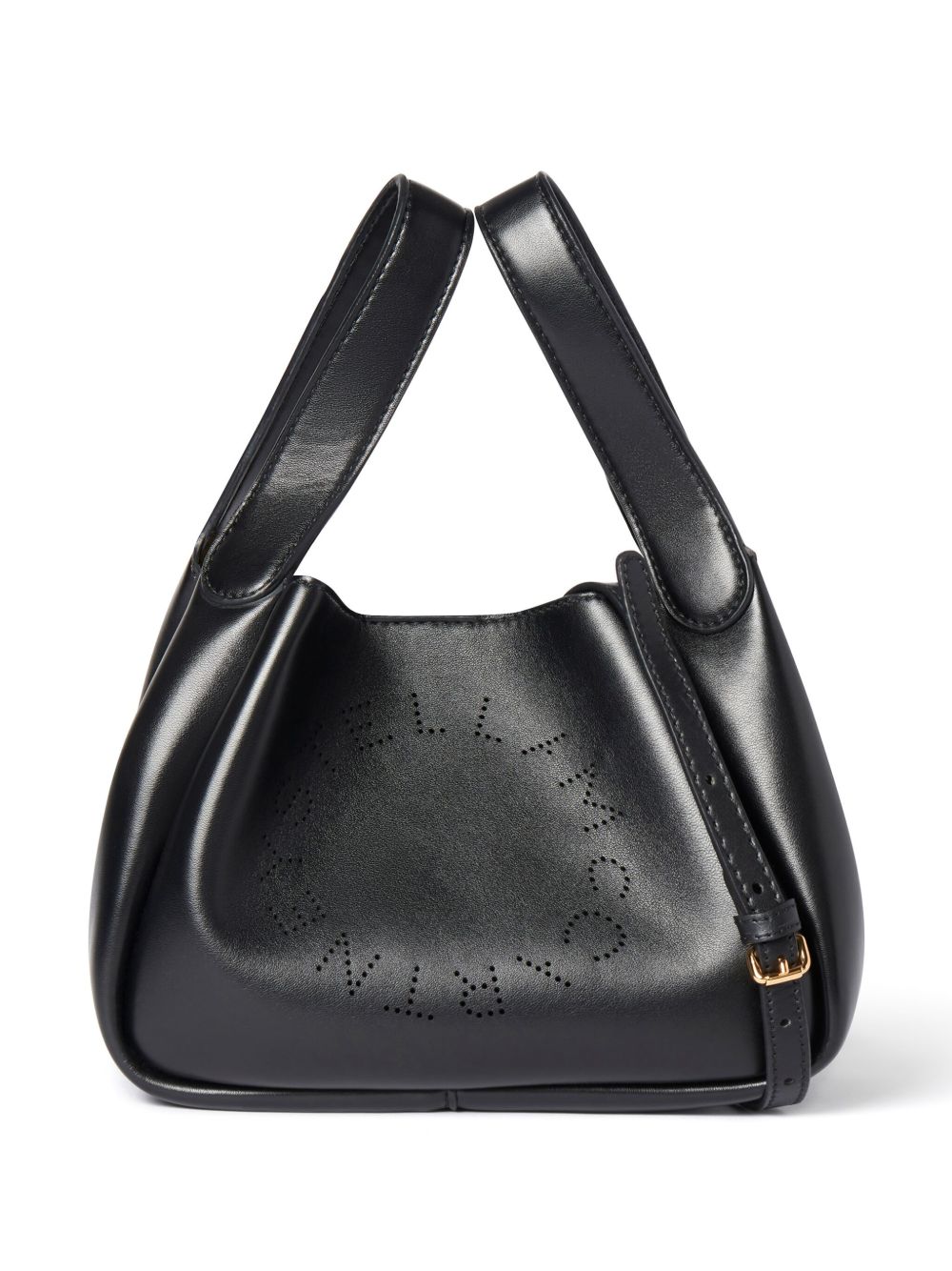 Stella McCartney Stella Logo 人造皮革托特包 - 黑色