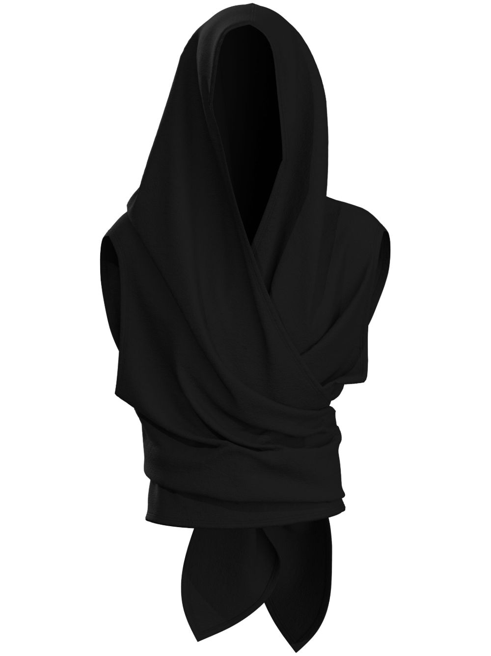 Maccapani The Hood top - 黑色