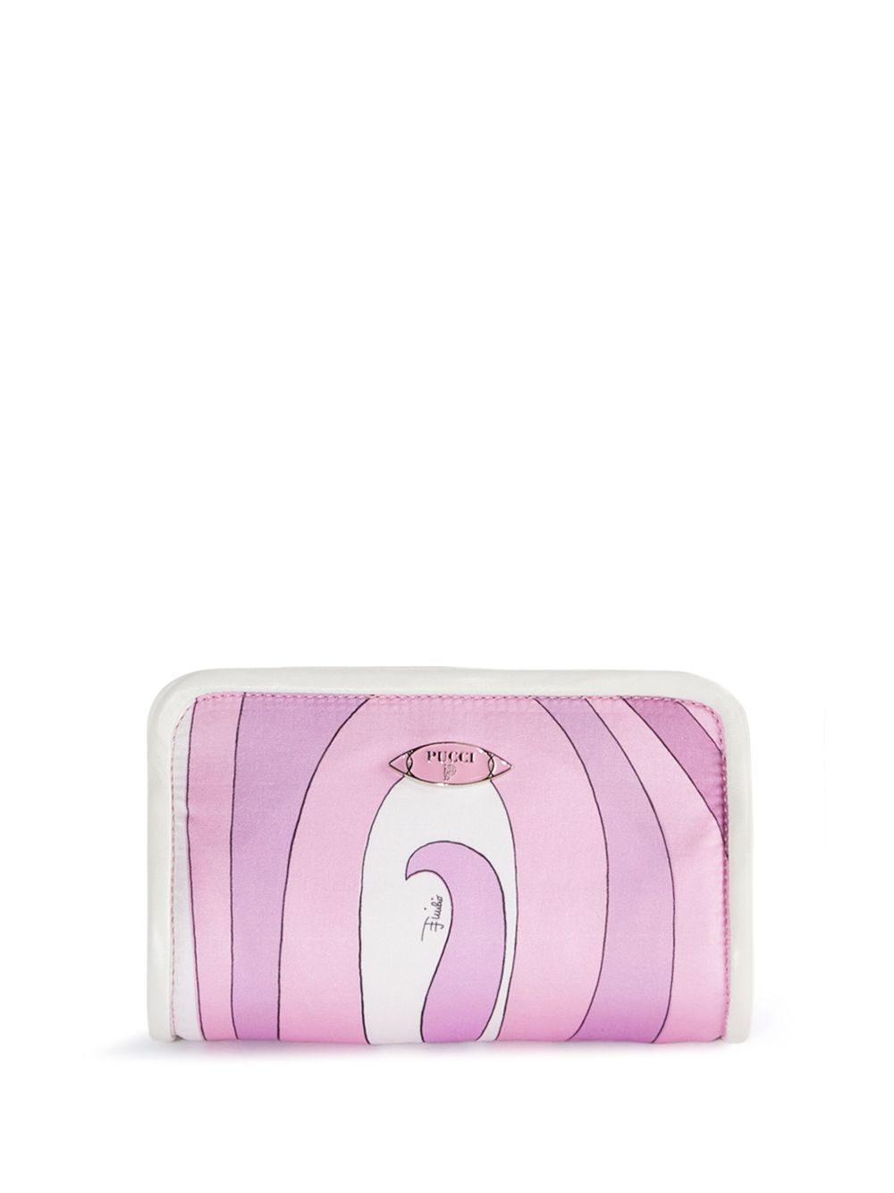 PUCCI Binding Marmo 印花手拿包 - 白色