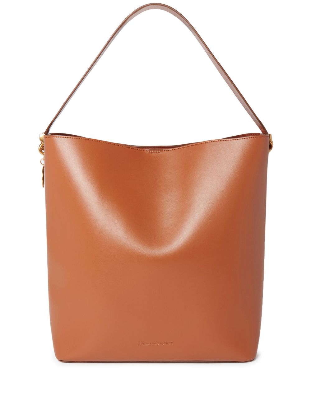 Stella McCartney Frayme 人造皮革托特包 - 褐色