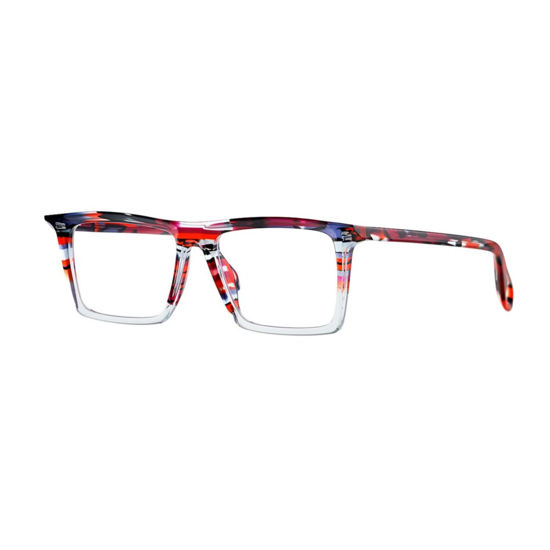 Theo Eyewear Alba 005 蓝红 Ecauk+透明天蓝5