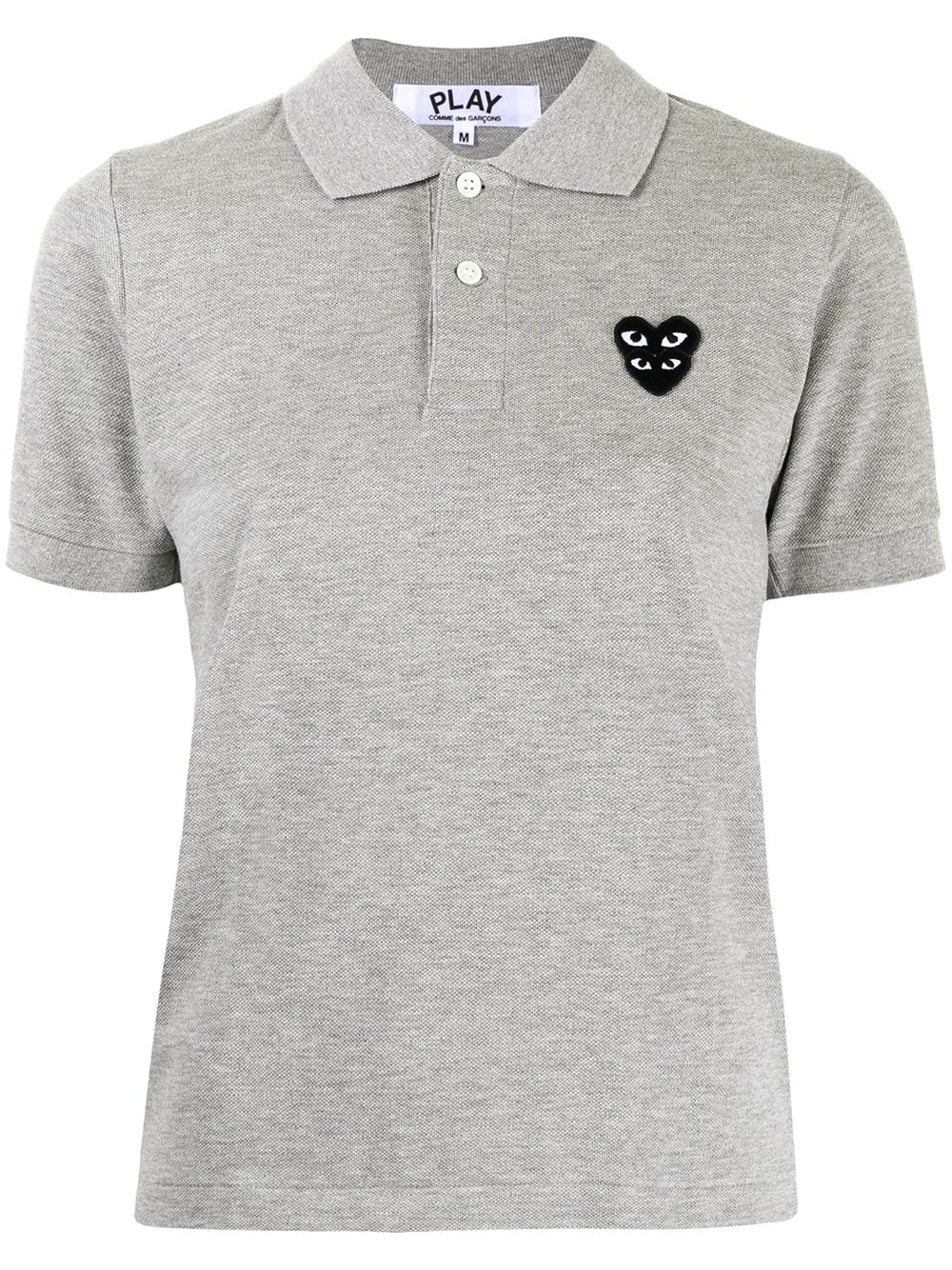 Comme Des Garçons Play 标贴polo衫 - 灰色
