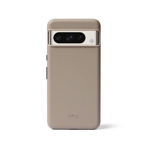 Pixel 8 Pro Case Slim Leather Pixel 8 Pro Phone Cover Simply Taupe