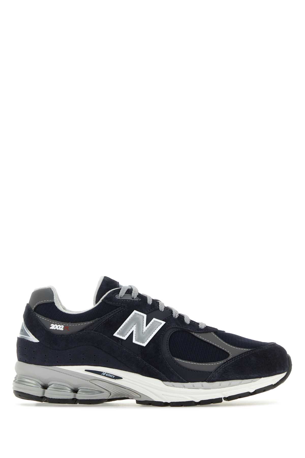 New Balance多色绒面革和网状2002 r运动鞋