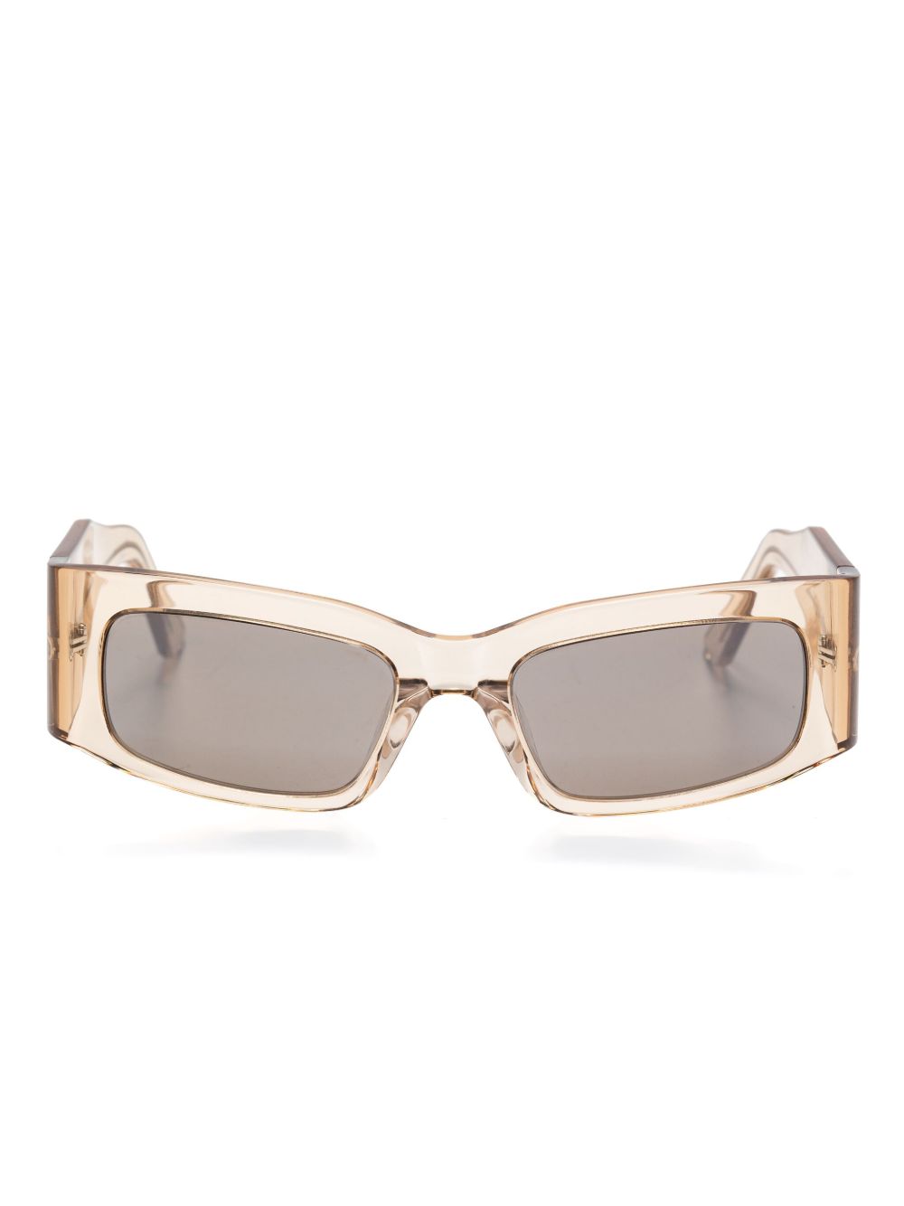 Balenciaga Eyewear 长方形框太阳眼镜 - 中性色