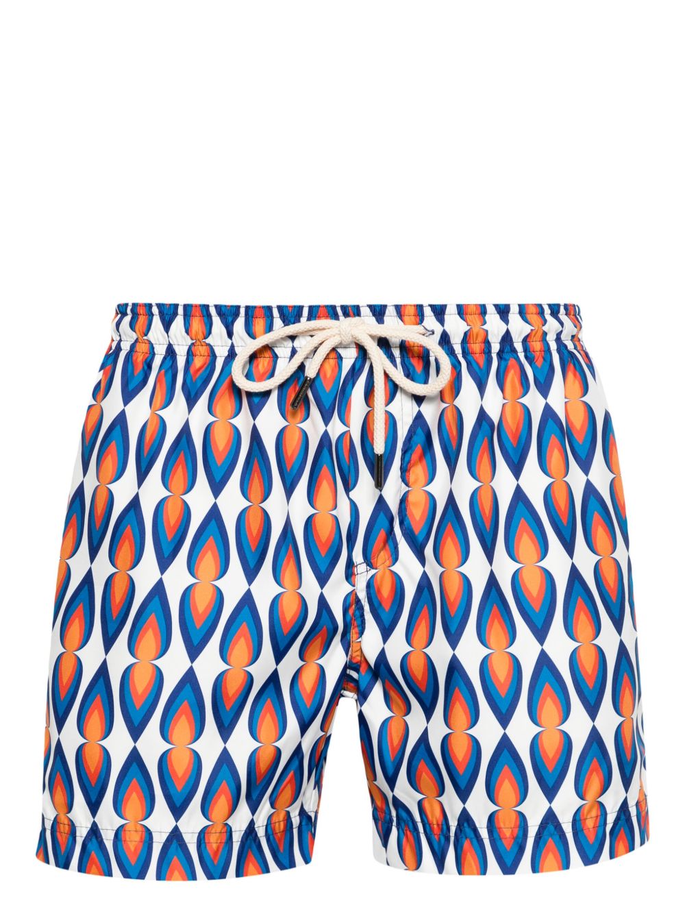 PENINSULA SWIMWEAR Levante 图案印花泳裤 - 蓝色