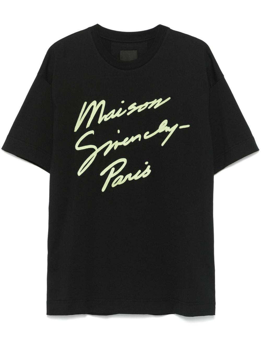 Givenchy logo刺绣T恤 - 黑色