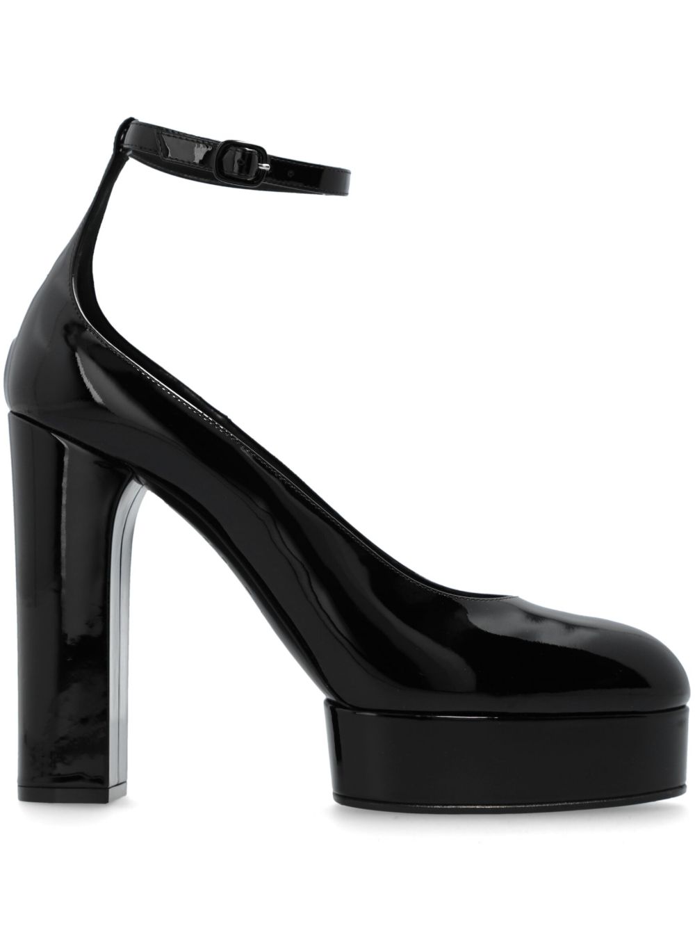 Casadei Tiffany 裹踝带高跟鞋 - 黑色