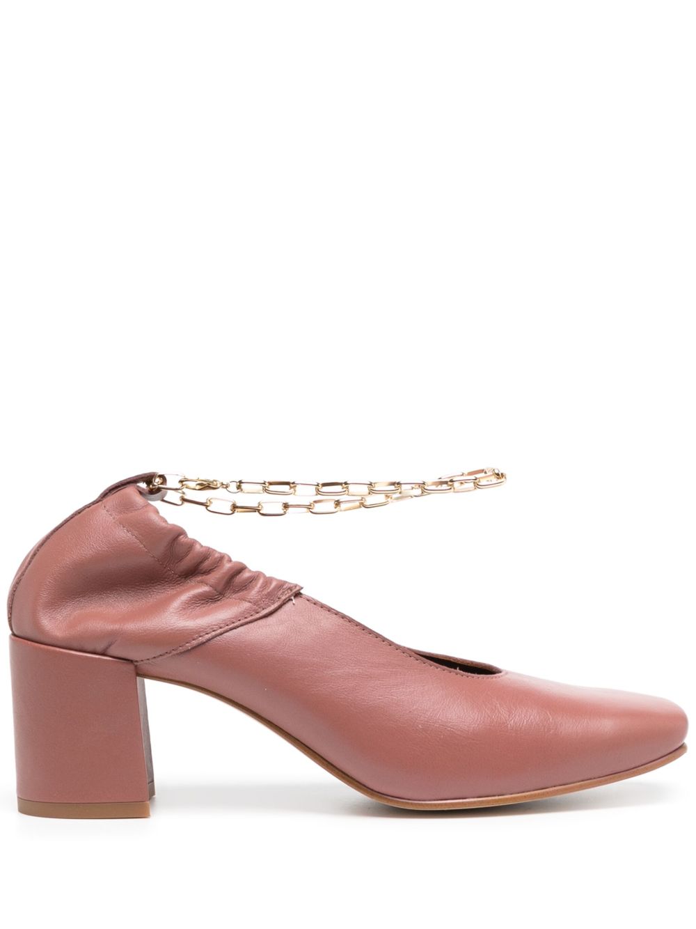 ALOHAS Agent Anklet 皮质高跟鞋 - 粉色