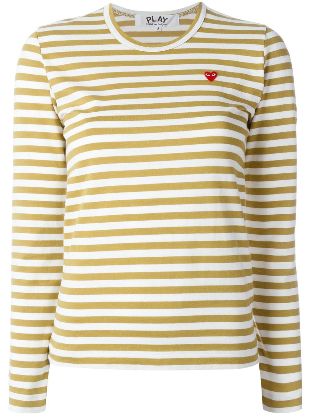 Comme Des Garçons Play 条纹上衣 - 中性色