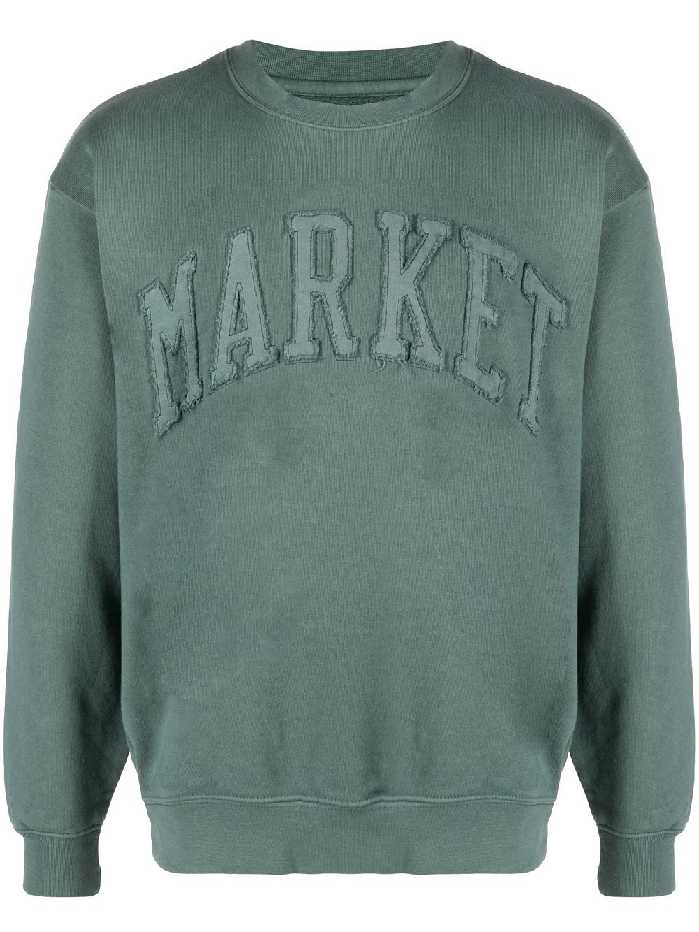 MARKET logo刺绣卫衣 - 绿色