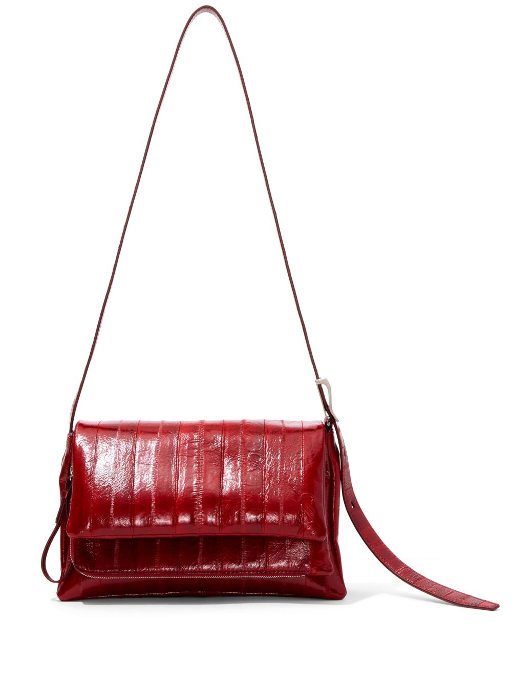Proenza Schouler City 皮质斜挎包 - 红色