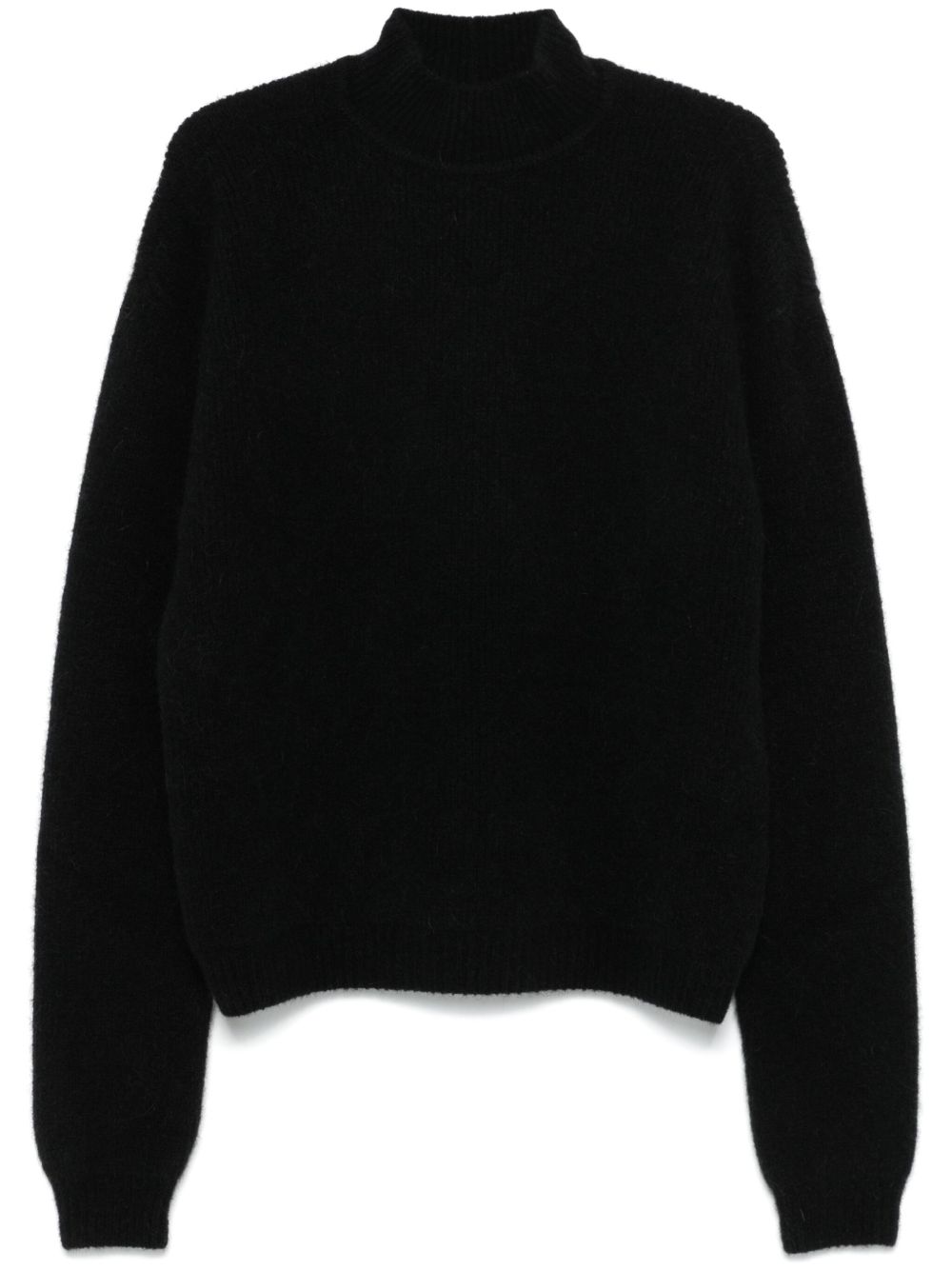 Rick Owens 高领毛衣 - 黑色