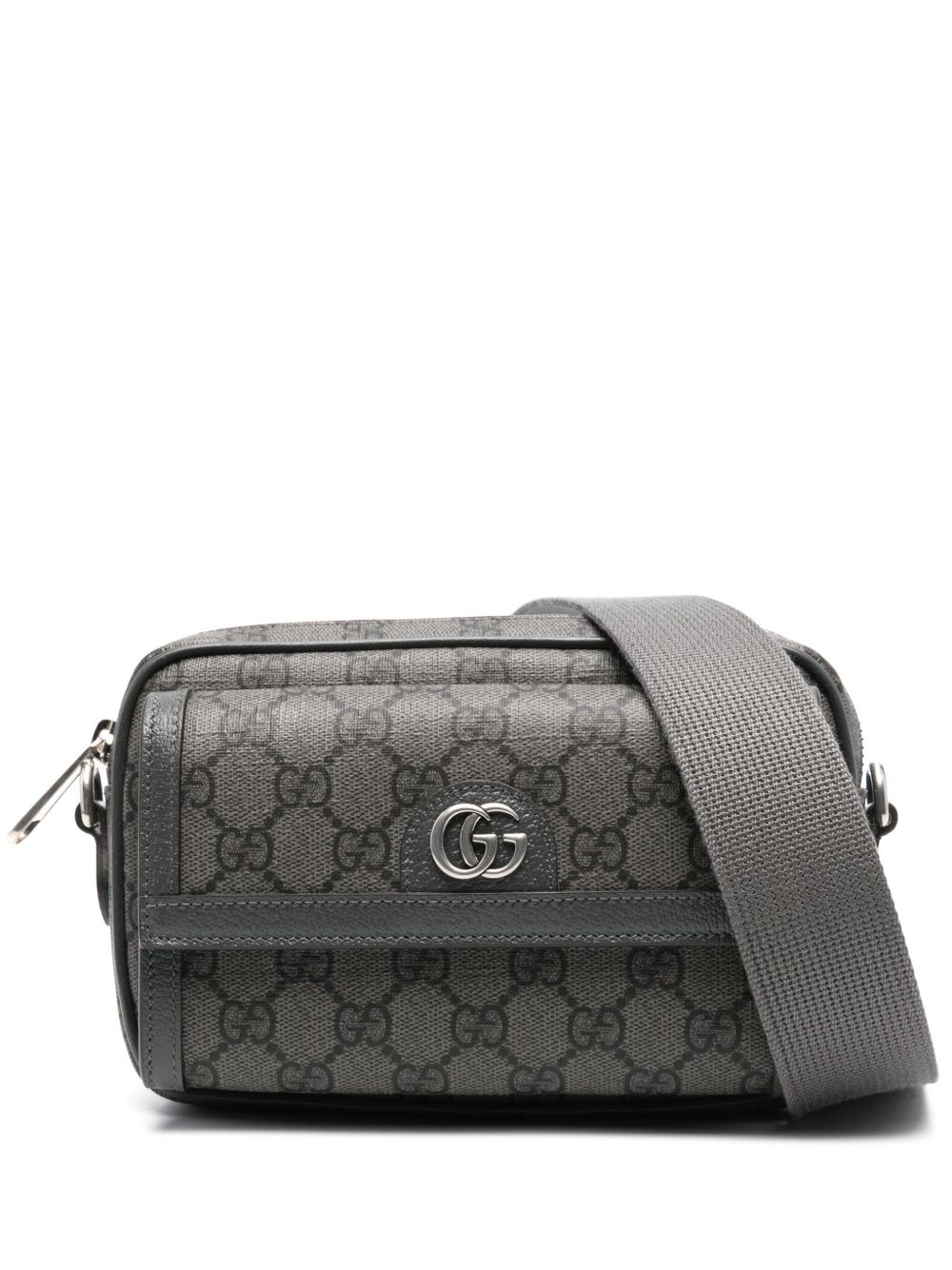 Gucci Ophidia 迷你斜挎包 - 灰色
