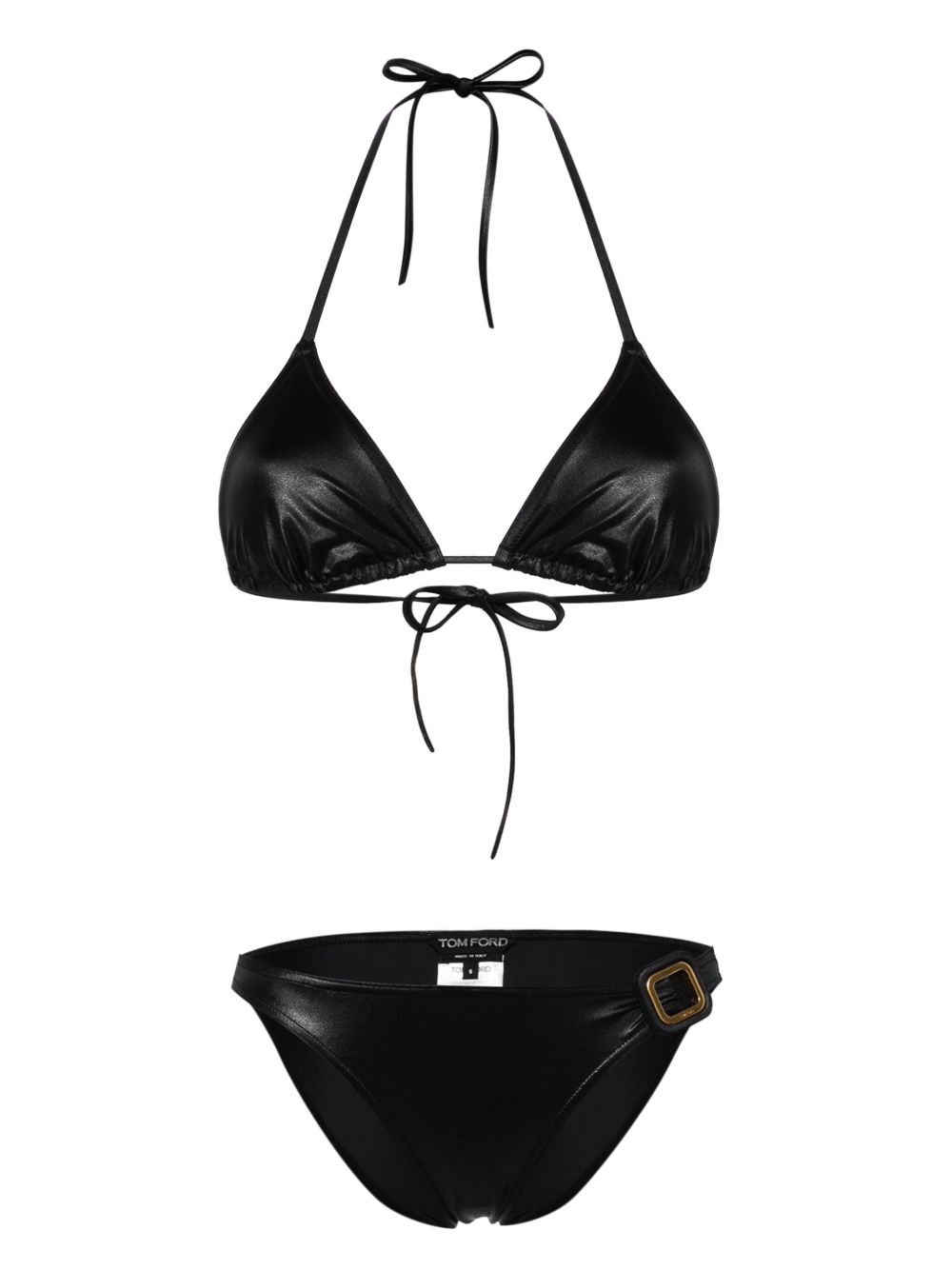 TOM FORD 扣环细节比基尼 - 黑色
