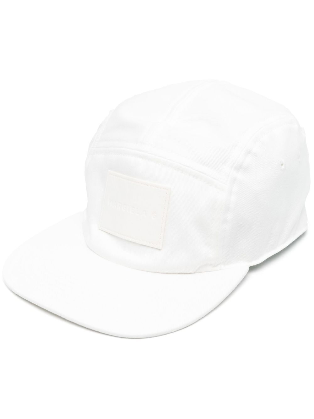 MM6 Maison Margiela logo贴花棒球帽 - 白色