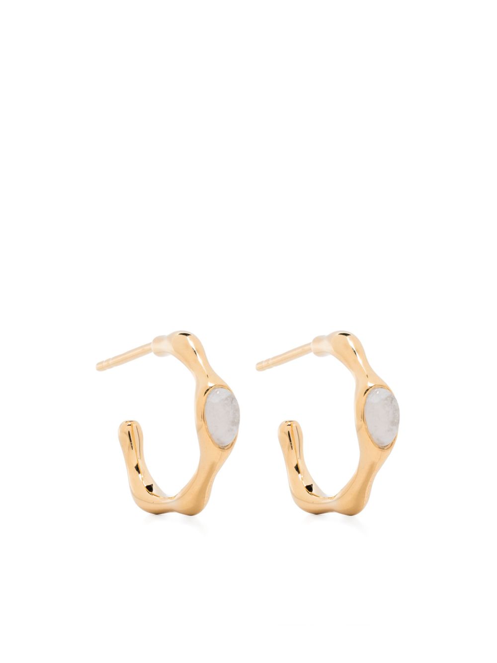 Missoma Magma 18kt recycled gold vermeil hoop earrings - 金色