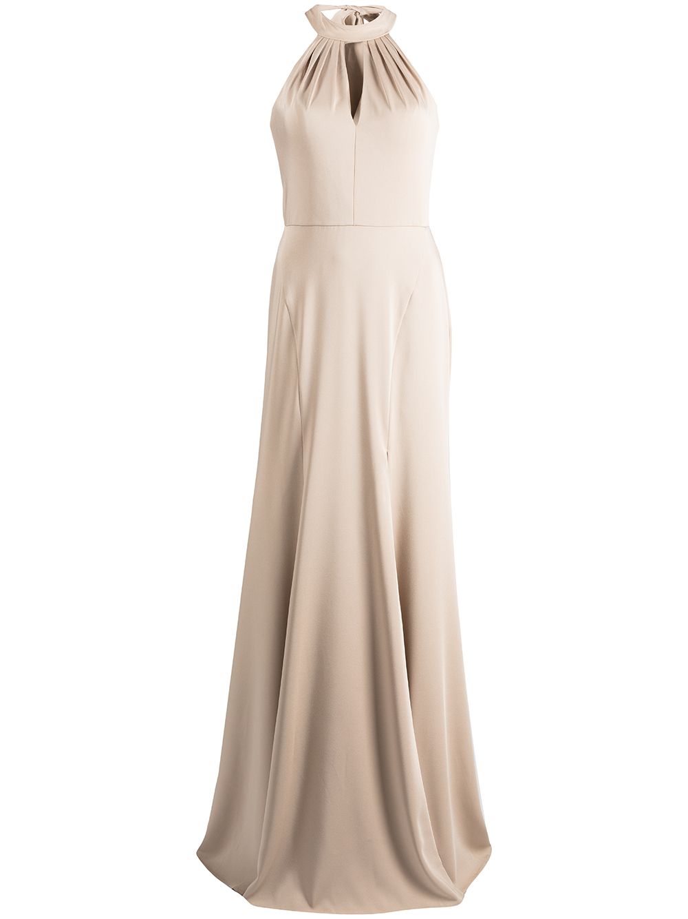 Marchesa Notte Bridesmaids Afton 挂脖连衣裙 - 中性色