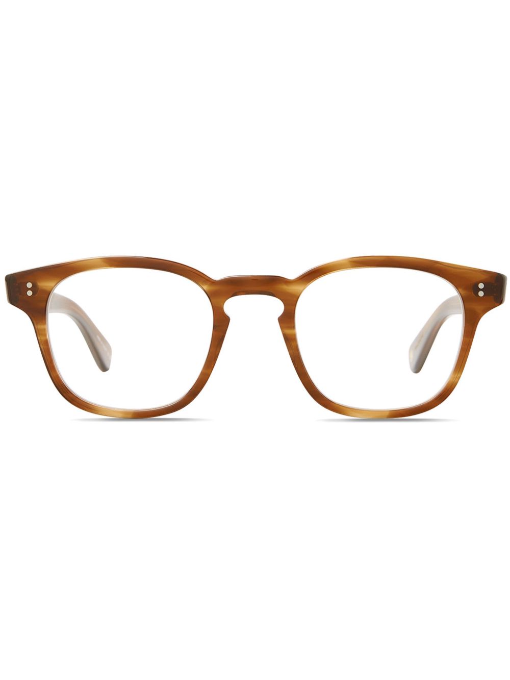 Garrett Leight 圆框眼镜 - 褐色