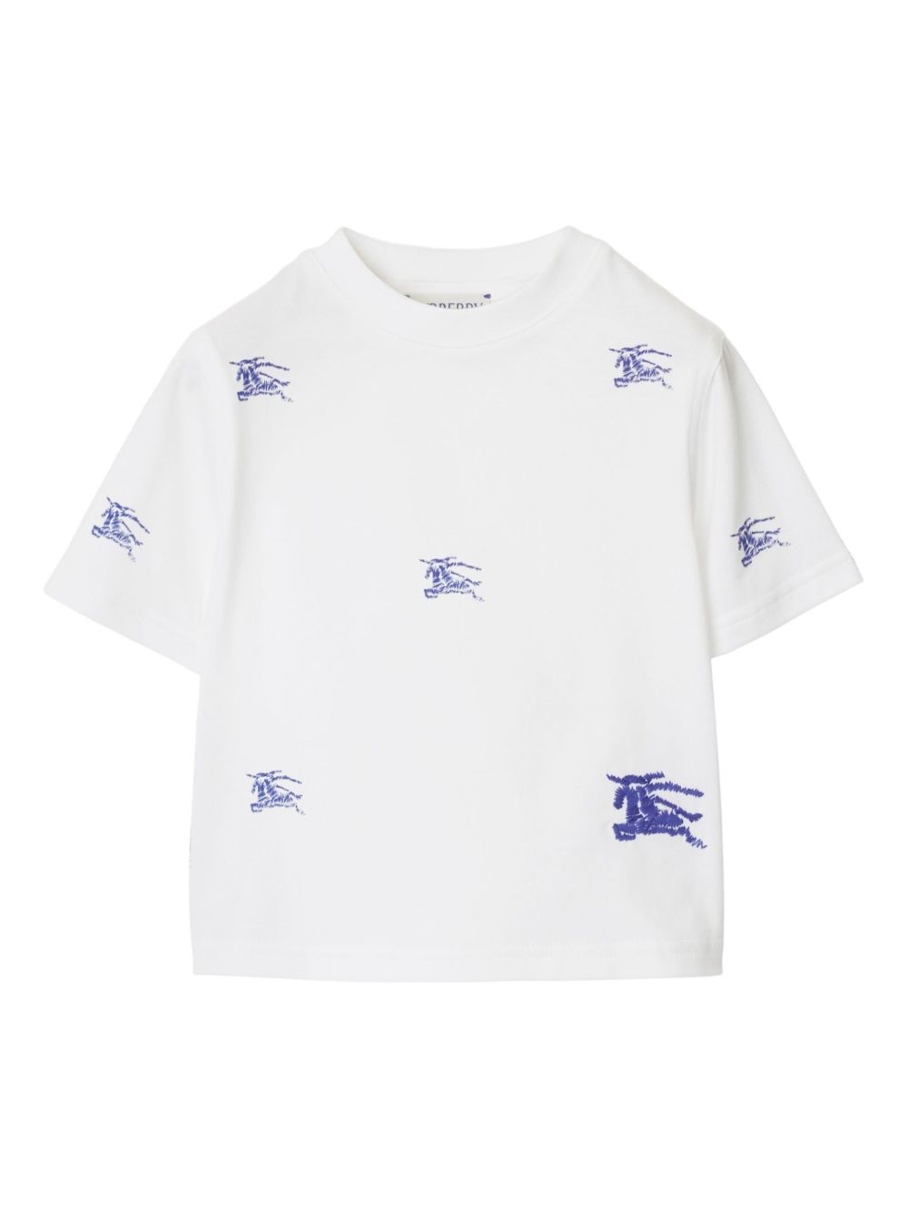 Burberry Kids EKD T恤 - 白色