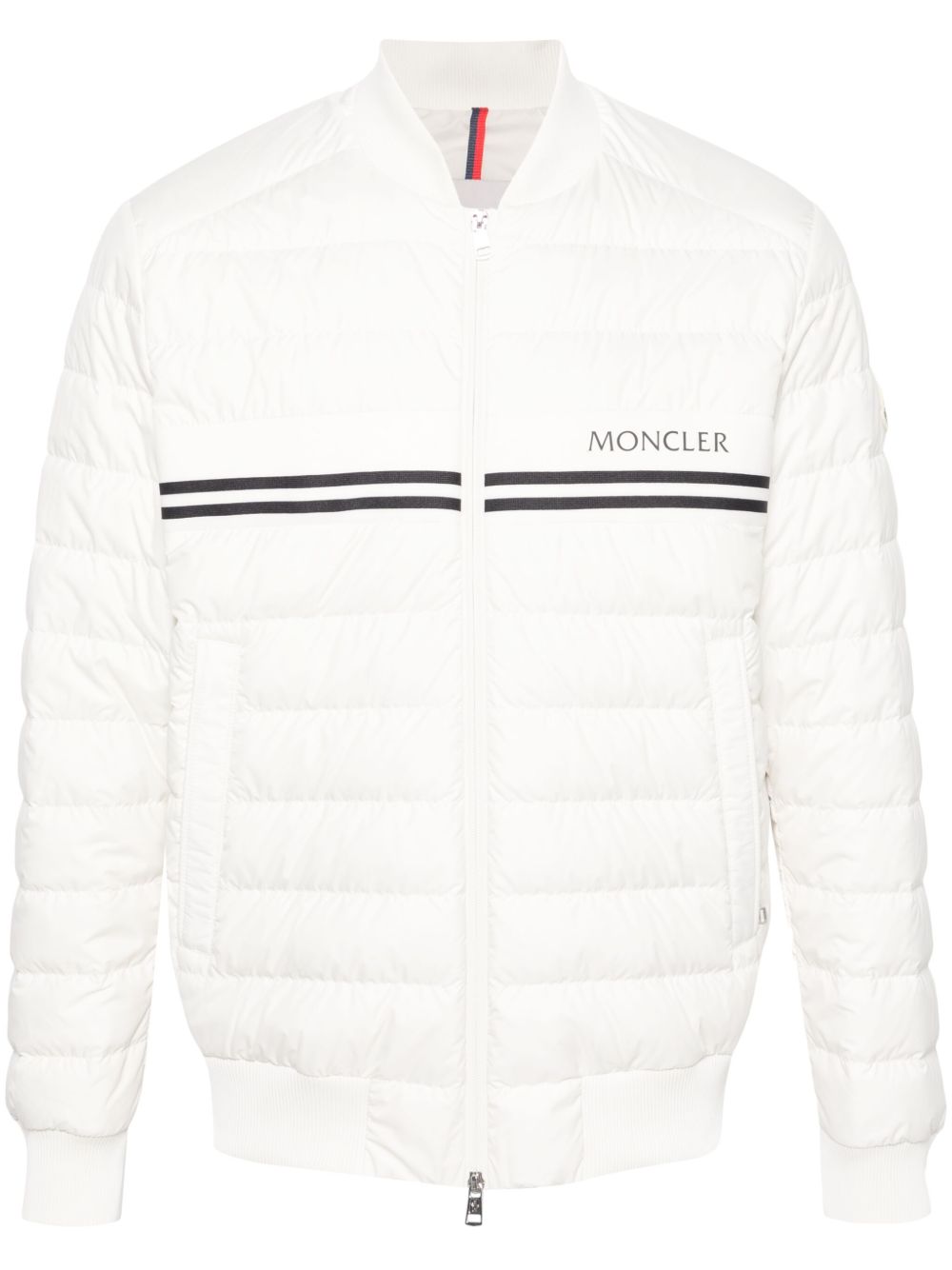 Moncler Mounier 填充飞行员夹克 - 白色