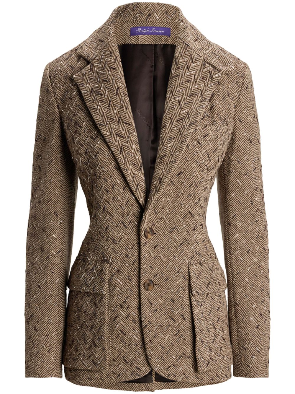 Ralph Lauren Collection Preston 西装夹克 - 褐色