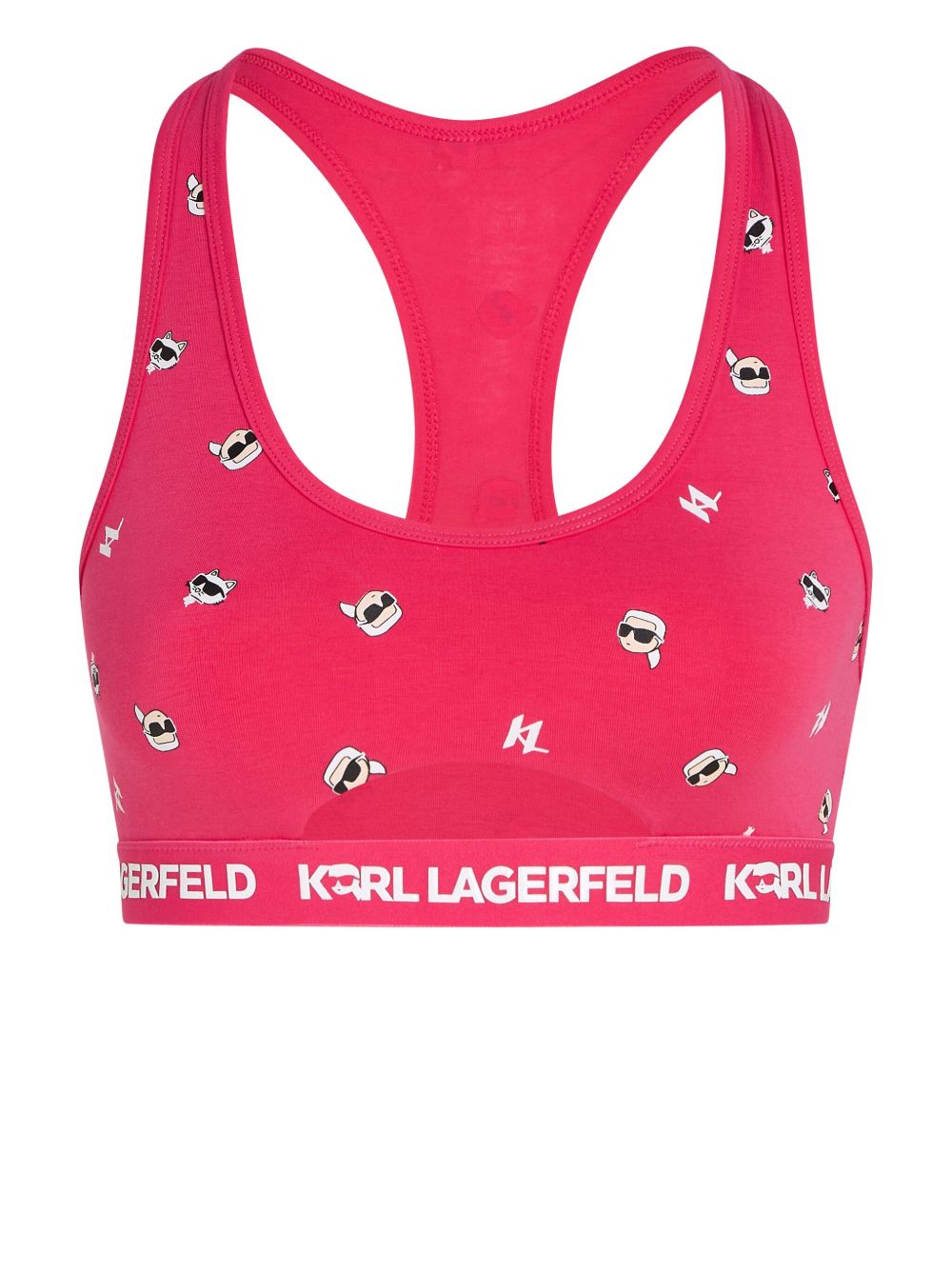 Karl Lagerfeld Ikon Peephole 文胸 - 粉色